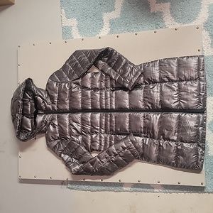 Andrew Marc New York puffer jacket lightweight insulated soft removable hood